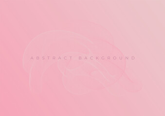 pink gradient background with line wave fluid