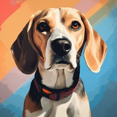 Beagle Blast: A Pop Art Style Character Inspired by the Adorable Canine - Do 433