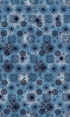 blue background snowflakes pattern for Christmas 