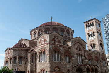 Fototapeta na wymiar Hagia Triada Cathedral, Piraeus, Attica, Greece