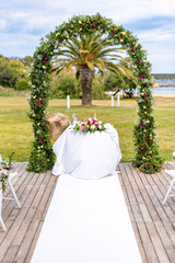 Matrimonial sets in a garden