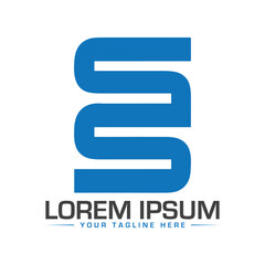 SS Letter Logo Design Unique and Creative Logo Design