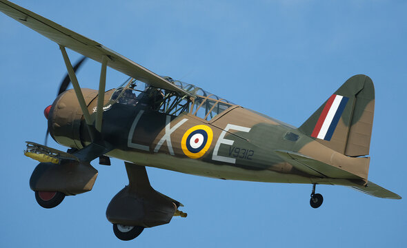 Victory Show, leicester, UK, September 2023. British Westland Lysander army cooperation and SOE aircraft of WW2.