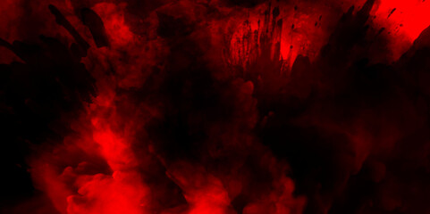 Dark Red horror scary background. grunge horror texture concrete. Red granite. Red granite background. Old vintage retro red background texture. Abstract Watercolor red grunge background painting.	