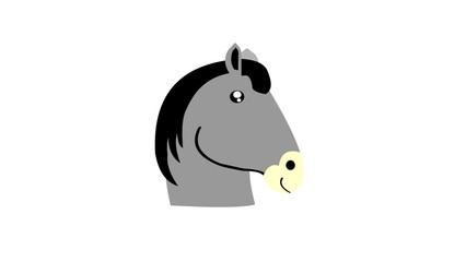 Fototapeta premium horse icon