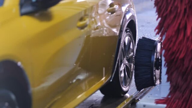 automatic car wash machine.