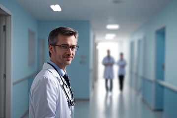 hospital background doctor
