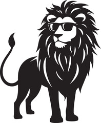 Lion Silhouettes EPS Lion Vector Lion Clipart