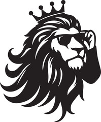 Lion Silhouettes EPS Lion Vector Lion Clipart