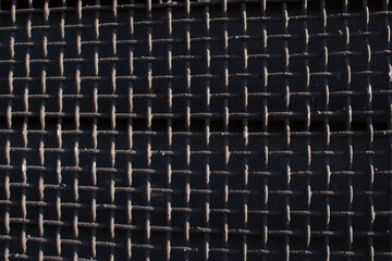 Metal grid background texture