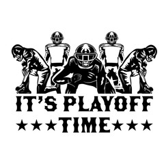 It’s Playoff Time SVG, Football svg, American Football Player Svg, football team, Football Season Svg, svg for cricut
