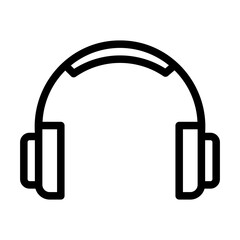 Headphones Outline Icon