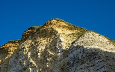 Top of a white cliff