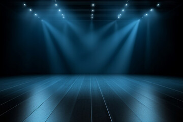 Stage Background Images with Light Dark Light Blue