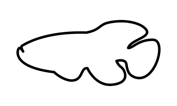 recommend clip art: Simple Fish Line Art Logo	
                    