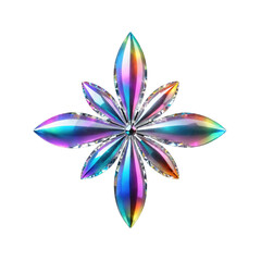 3d holographic shape, reflective glass dispersion