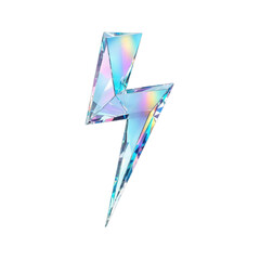 3d holographic shape, reflective glass dispersion