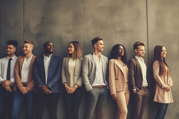 Fototapeta premium Power of Social Connections and Diverse Socializing Generative AI