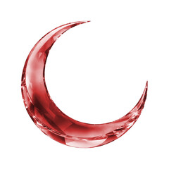 3d holographic shape, reflective glass dispersion