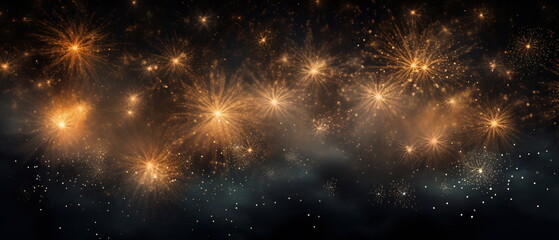 Abstract colored firework background with free space for text - Powered by Adobe