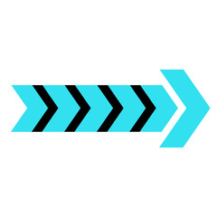 blue arrow banner bar