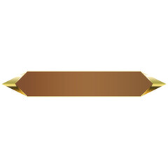 banner gold frame