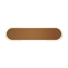 brown banner gold frame