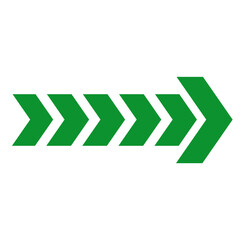 green arrow banner bar