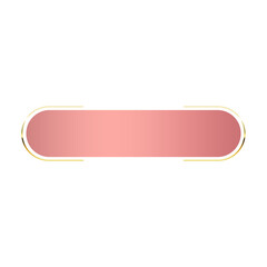 pink banner gold frame