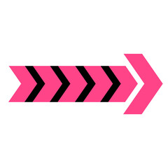 pink arrow banner bar