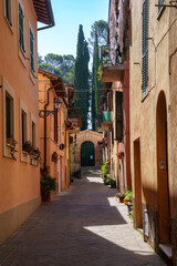Fototapeta na wymiar San Gemini, old town in Terni province, Umbria