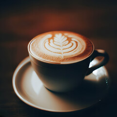 Verwöhnender Cappuccino-Genuss am Morgen