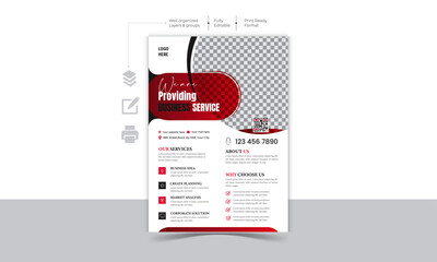 Professional Corporate business flyer design 
