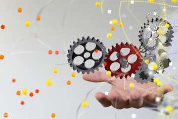 Obraz premium cogwheel