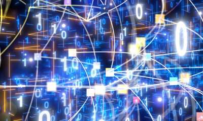 Software, web development, programming concept. Abstract Programming