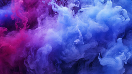 blue smoke background HD 8K wallpaper Stock Photographic Image