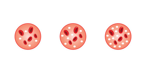 Blood glucose Level Scientific Design. Vector Illustration.