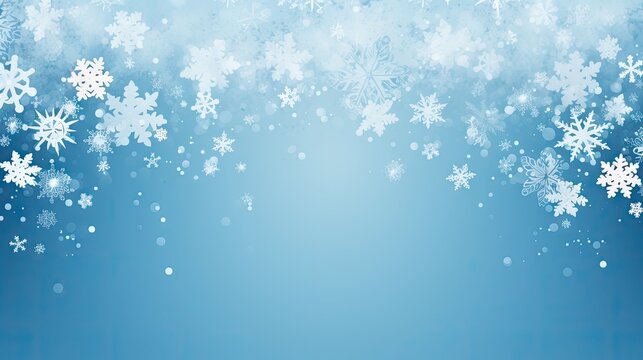  a blue background with white snowflakes and snow flakes on the bottom of the image and on the bottom of the image is a blue background with white snowflakes and snowflakes on the bottom.