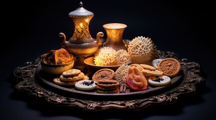 Eid cookies it served for celebrate after ramadan month and Eid fitr