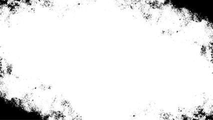 Uneven black and white texture vector. Distressed overlay texture. Grunge background. Abstract textured effect. Vector grunge frame. Vector Illustration.
