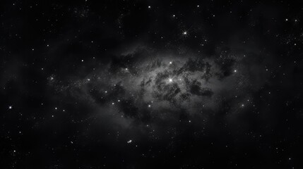 Black cosmos with countless stars, abstract space background