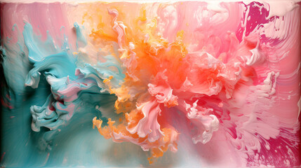 abstract watercolor painting HD 8K wallpaper Stock Photographic Image