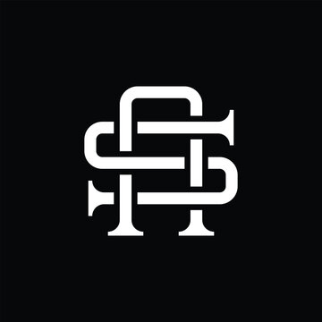 SA or AS monogram letter logo design