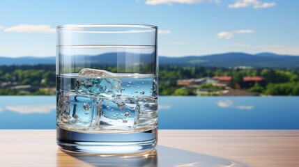 Glass Clean Transparent Drinking Water, HD, Background Wallpaper, Desktop Wallpaper