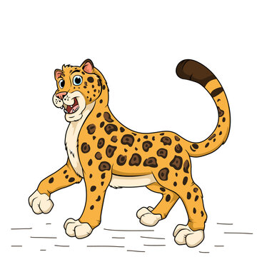 Jaguar Cartoon illustration