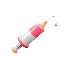 Injection 3d icon illustration