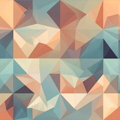 Background with low poly design, featuring muted and hard colors.