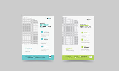 creative flyer design and modern design 