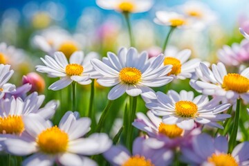 Obraz premium field of daisies