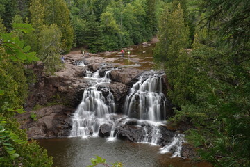 Fototapeta premium water fall in Minnesota